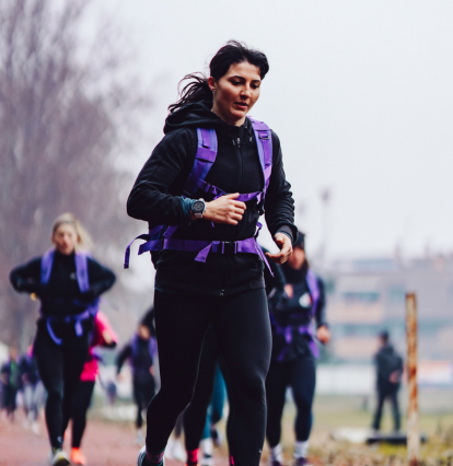 aumento del fiato tramite la corsa s